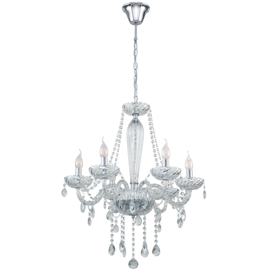 Eglo 39099 - Lámpara colgante BASILANO 1 6xE14/40W/230V