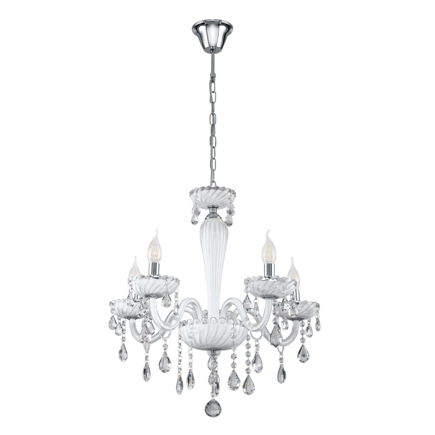 Eglo 39113- Lámpara colgante CARPENTO 5xE14/40W/230V
