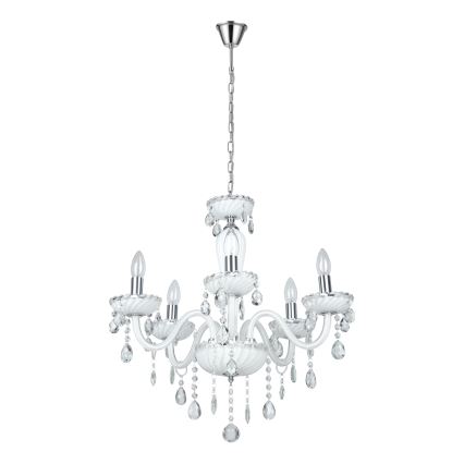 Eglo 39113- Lámpara colgante CARPENTO 5xE14/40W/230V