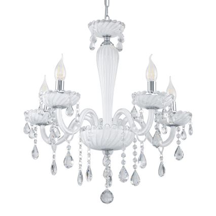 Eglo 39113- Lámpara colgante CARPENTO 5xE14/40W/230V