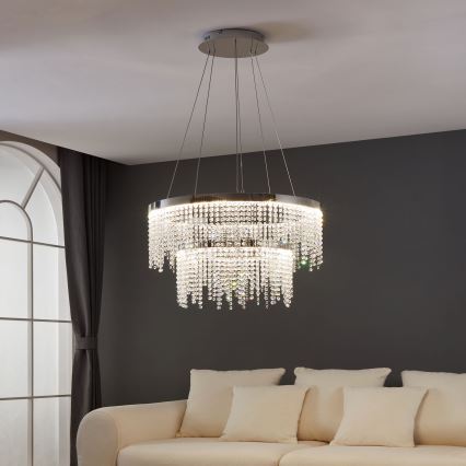 Eglo - Lámpara de araña LED regulable LED/45W/230V