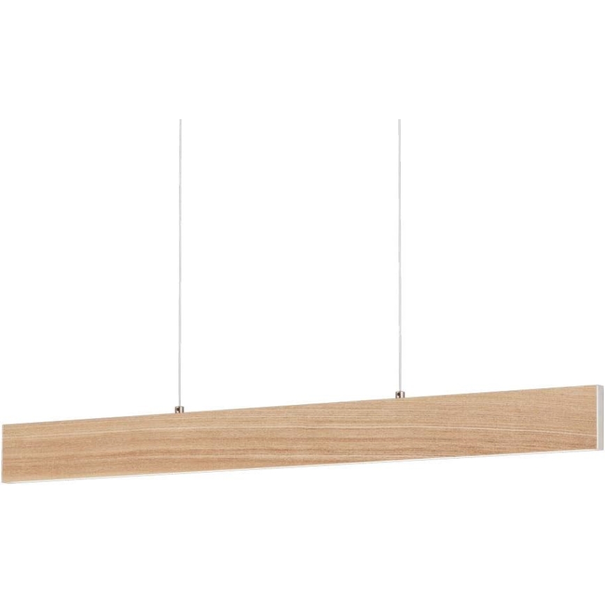 Eglo 39344 - Lámpara colgante LED con cable CLIMENE LED/17W/230V + LED/4,2W roble
