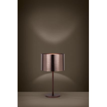 Eglo - Lámpara de mesa 1xE27/60W/230V cobre