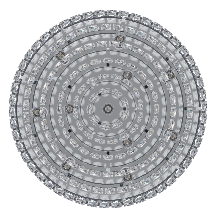 Eglo - Plafón 11xE14/40W/230V cromo brillante