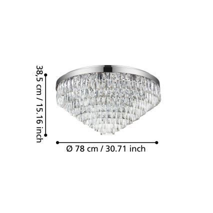Eglo - Lámpara de techo 16xE14/40W/230V
