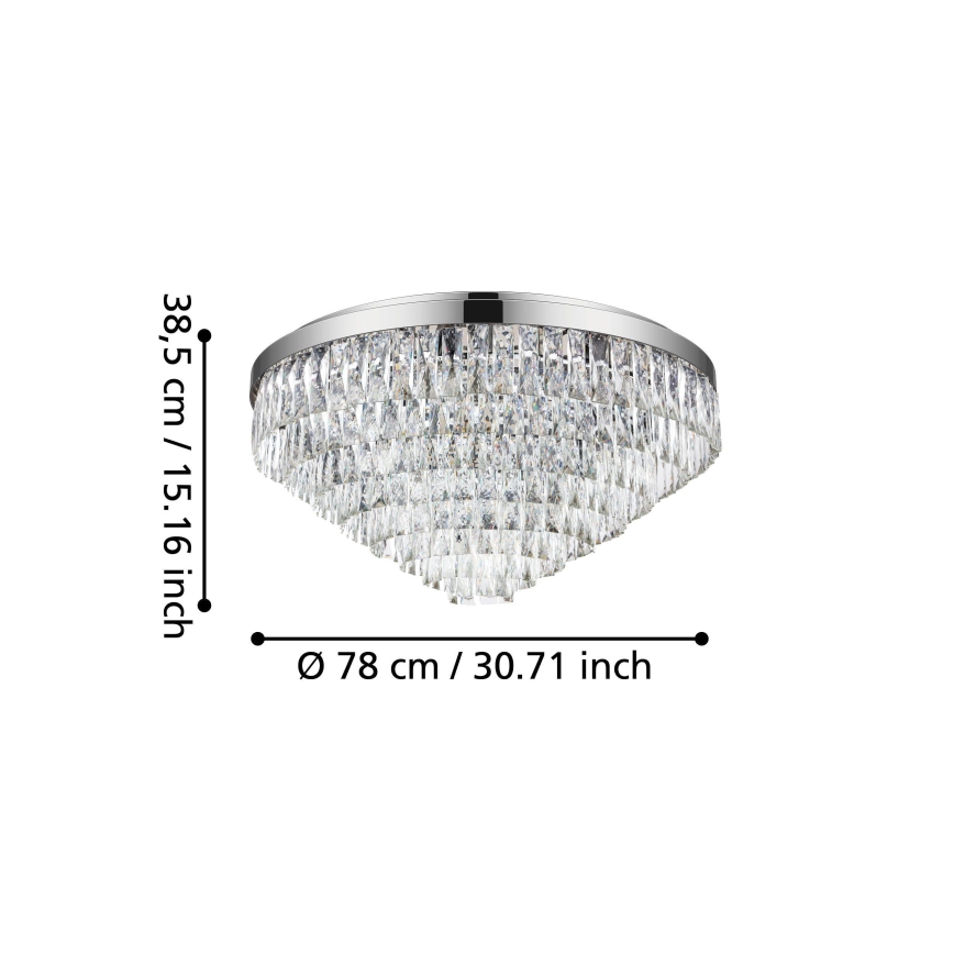 Eglo - Lámpara de techo 16xE14/40W/230V