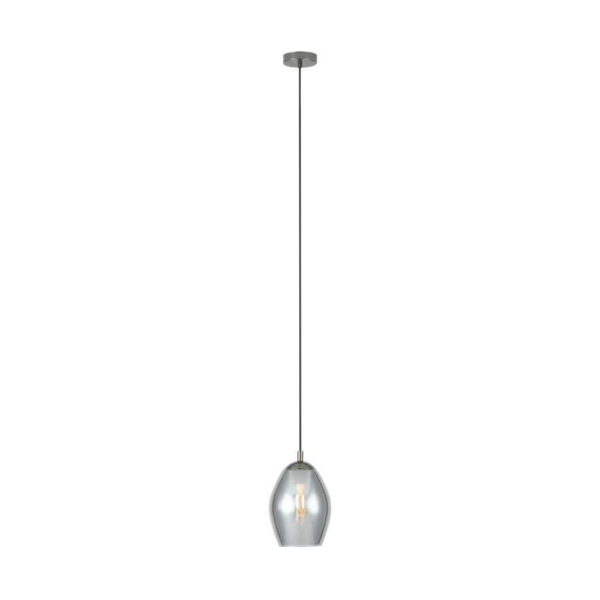 Eglo - Lámpara colgante 1xE27/60W/230V ahumado