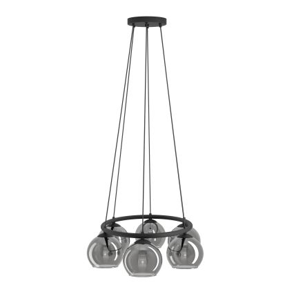 Eglo - Lámpara de araña de luces de cable 6xE14/25W/230V