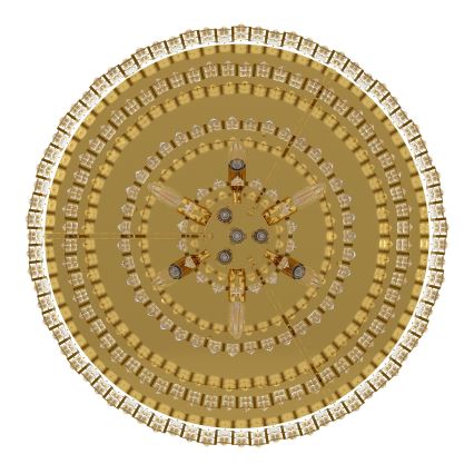 Eglo - Lámpara de techo 10xE14/25W/230V dia. 78 cm