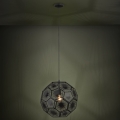 Eglo 39619 - Lámpara colgante 1xE27/60W/230V diá. 50 cm negro