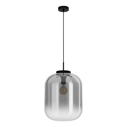 Eglo - Lámpara colgante 1xE27/40W/230V diá. 35 cm ahumado