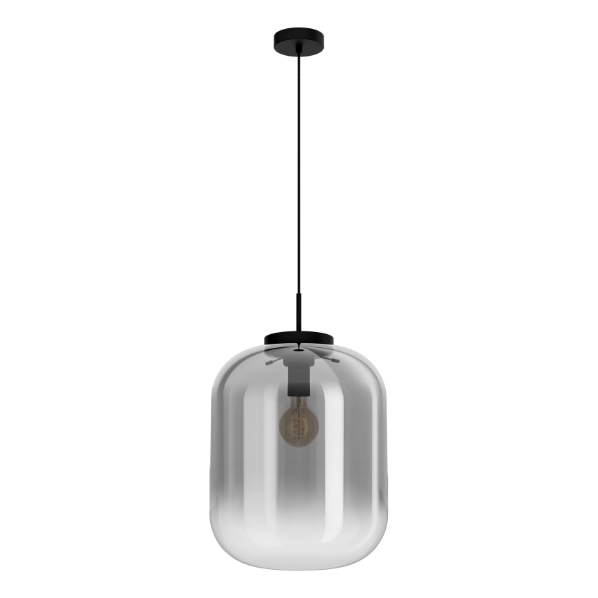 Eglo - Lámpara colgante 1xE27/40W/230V diá. 35 cm ahumado
