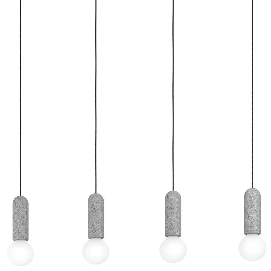 Eglo - Lámpara colgante 4xE27/40W/230V