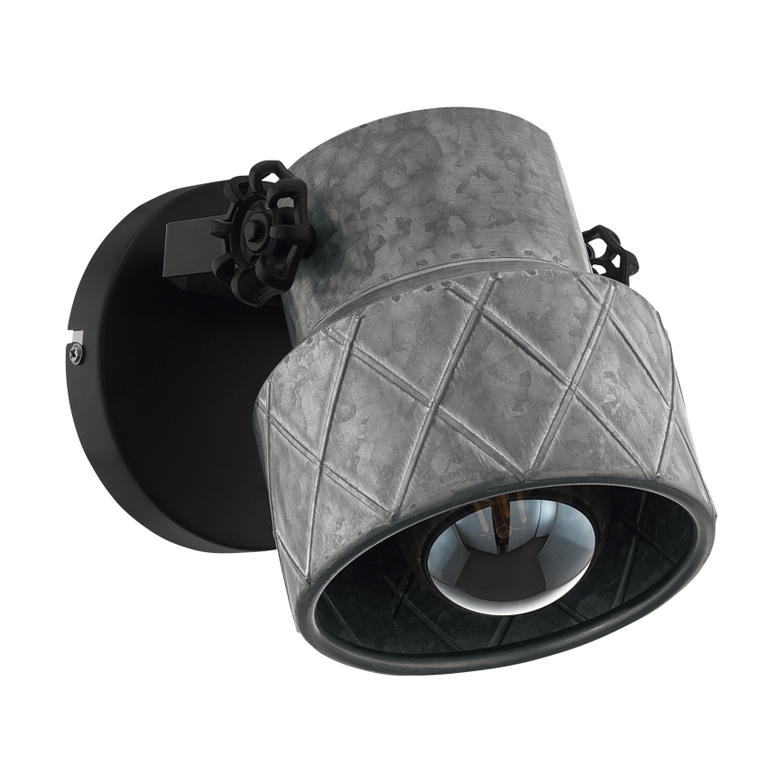 Eglo 39868 - Aplique de pared HILCOTT 1xE27/40W/230V