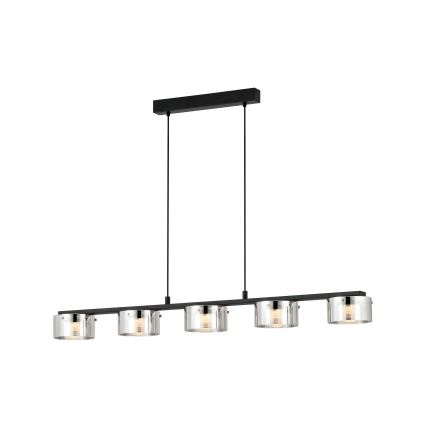 Eglo - Lámpara colgante LED regulable 5xLED/5,4W/230V