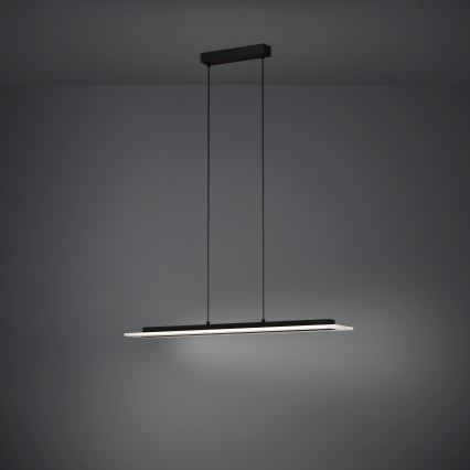 Eglo - Lámpara de araña LED regulable LED/57,5W/230V 3000K negro + control remoto