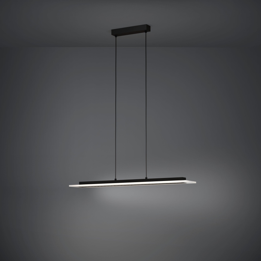 Eglo - Lámpara de araña LED regulable LED/57,5W/230V 3000K negro + control remoto