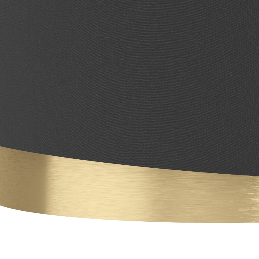 Eglo - Plafón 1xE27/40W/230V negro/dorado