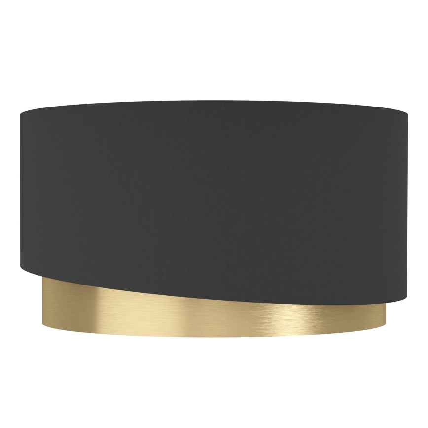 Eglo - Plafón 1xE27/40W/230V negro/dorado