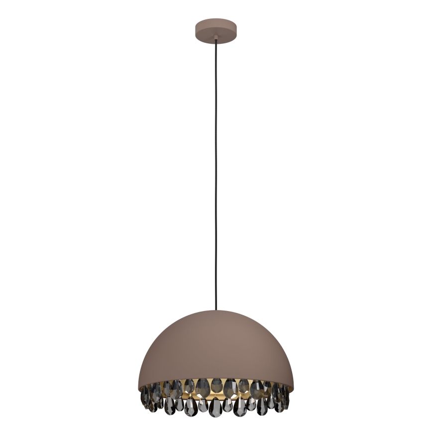 Eglo - Lámpara colgante 1xE27/40W/230V marrón