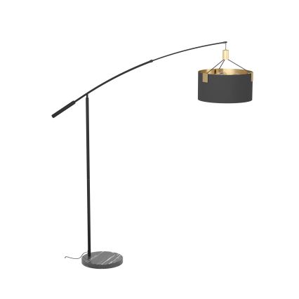 Eglo - Lámpara de pie 3xE27/40W/230V negro/dorado