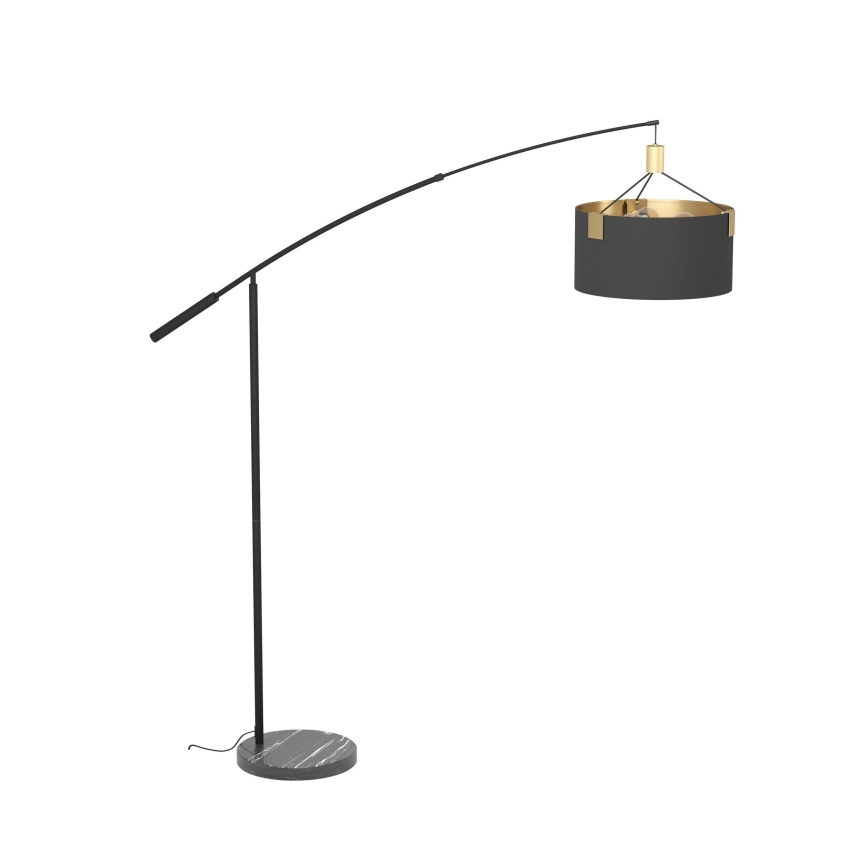 Eglo - Lámpara de pie 3xE27/40W/230V negro/dorado