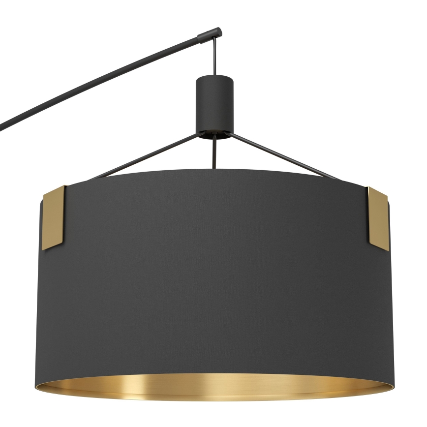 Eglo - Lámpara de pie 3xE27/40W/230V negro/dorado