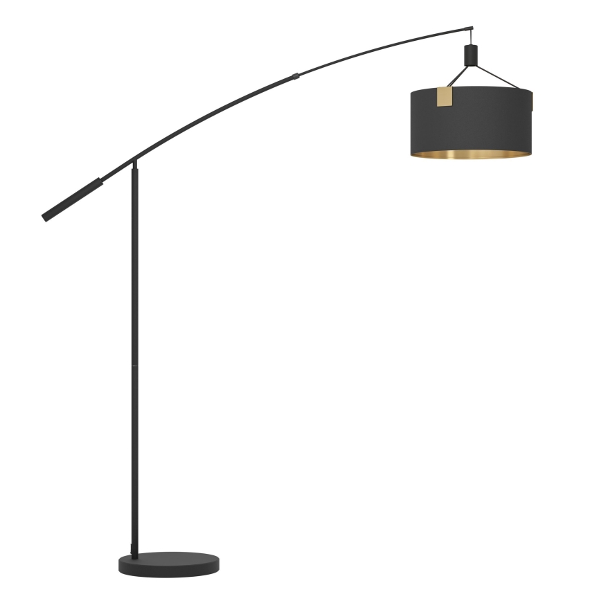 Eglo - Lámpara de pie 3xE27/40W/230V negro/dorado