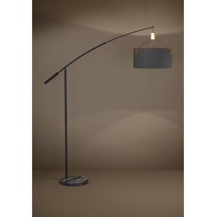 Eglo - Lámpara de pie 3xE27/40W/230V negro/dorado
