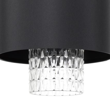 Eglo - Lámpara colgante 1xE27/40W/230V negro