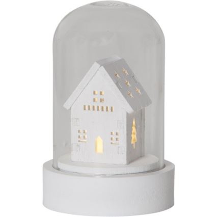 Eglo - Juego de 3 adornos navideños LED, 0,06 W, 1 x CR2032, blanco