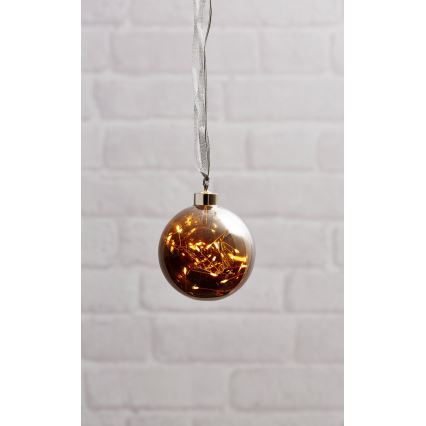 Eglo - Decoración navideña LED 15xLED/0,064W/4,5/230V Ø 10 cm