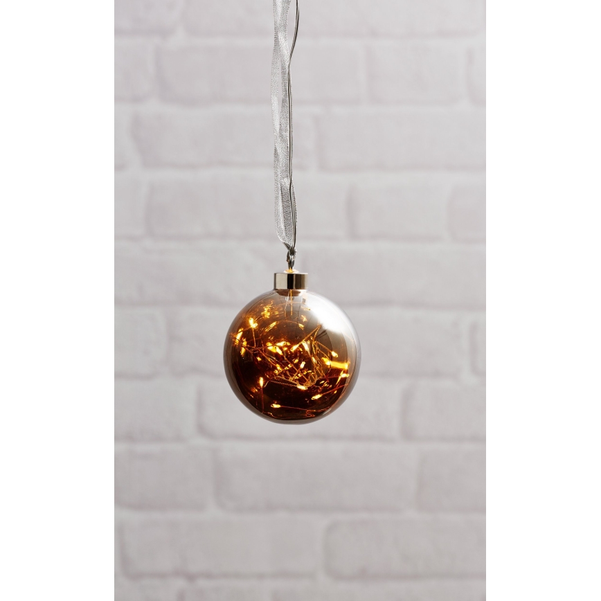 Eglo - Decoración navideña LED 15xLED/0,064W/4,5/230V Ø 10 cm