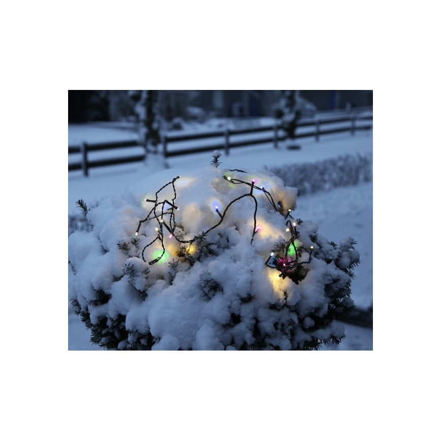 Eglo - Guirnalda LED para exterior, 160 LEDs, 26 m, IP44, multicolor