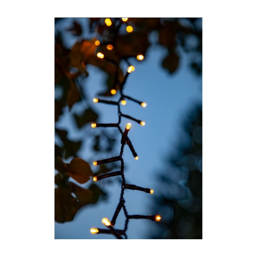 Eglo - Guirnalda LED para exterior 800 LED 21 m IP44 blanco cálido