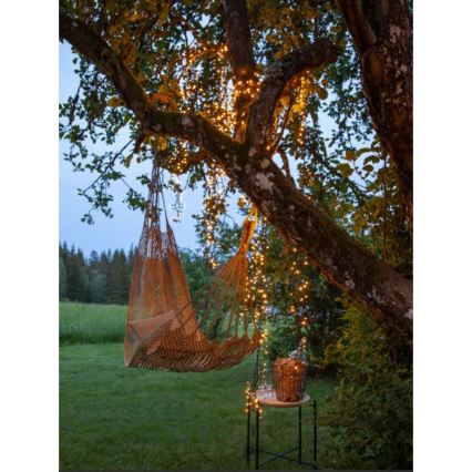 Eglo - Guirnalda LED para exterior 800 LED 21 m IP44 blanco cálido