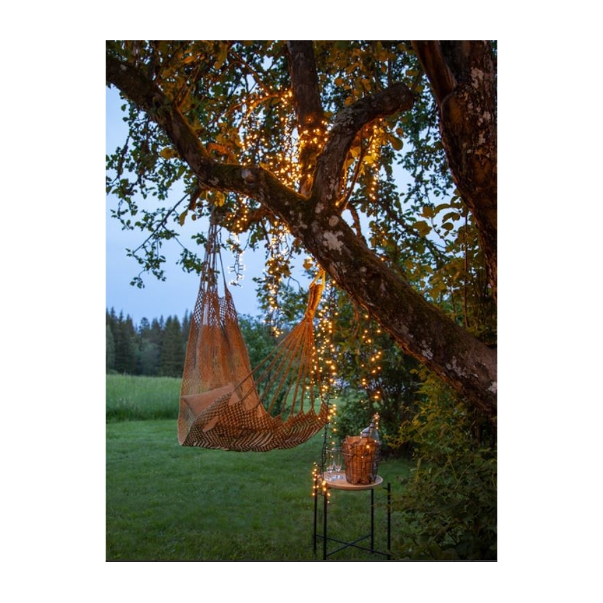 Eglo - Guirnalda LED para exterior 800 LED 21 m IP44 blanco cálido