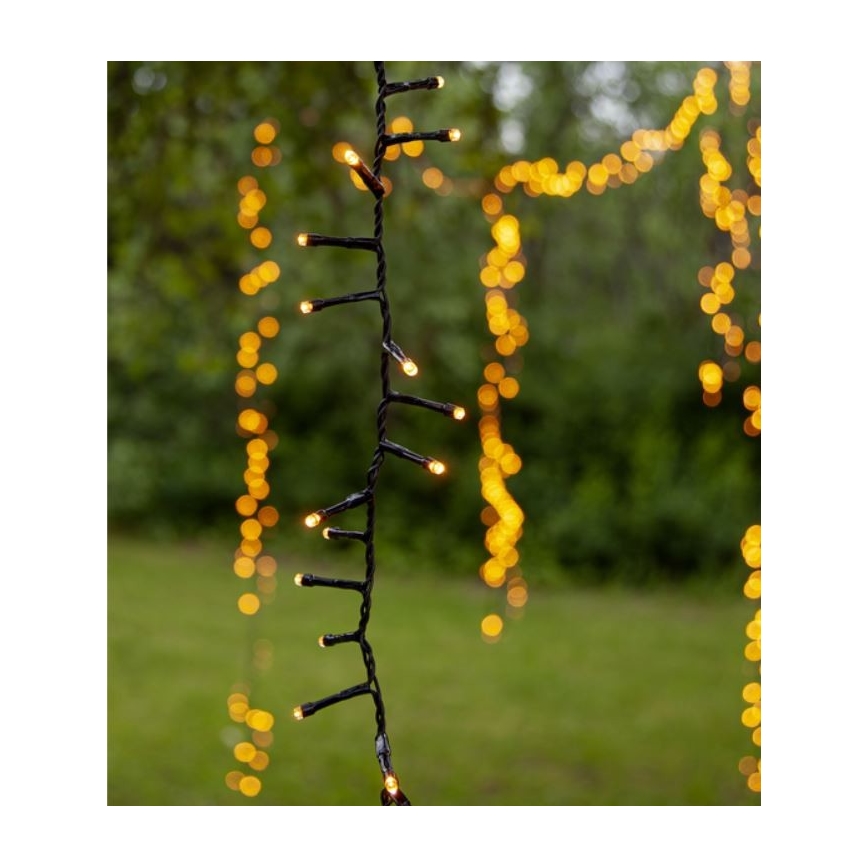 Eglo - Guirnalda LED para exterior 800 LED 21 m IP44 blanco cálido