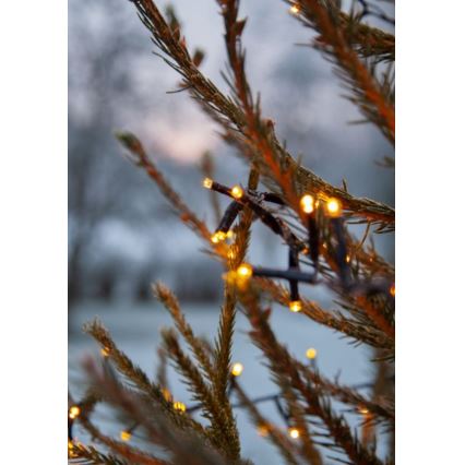 Eglo - Cadena de luces LED exterior 1200xLED 29m IP44 blanco cálido