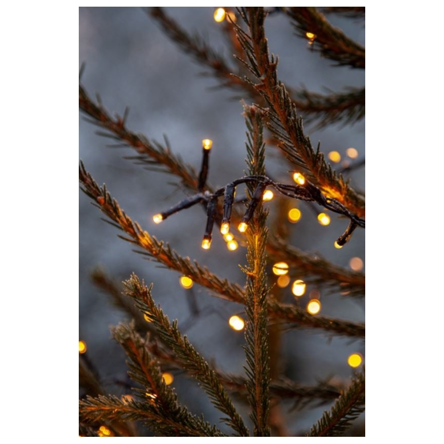 Eglo - Cadena de luces LED exterior 1200xLED 29m IP44 blanco cálido