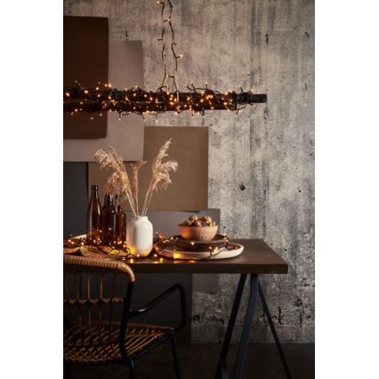 Eglo - Cadena de luces LED exterior 1200xLED 29m IP44 blanco cálido