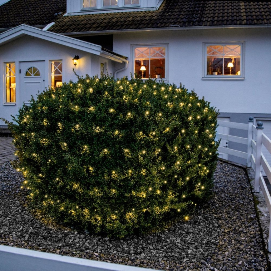 Eglo - Cadena LED de Navidad para exteriores 200xLED 3m IP44 blanco cálido