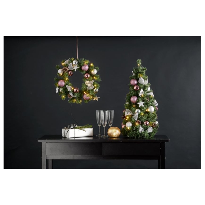 Eglo - Decoración de Navidad LED 42xLED/0,064W/3xAA