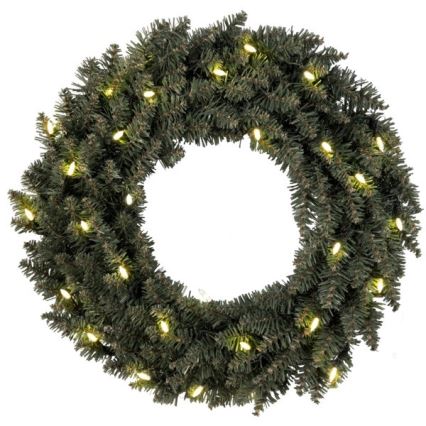 Eglo - Corona de Navidad LED de exterior 30xLED/0,064W/3,4/3V IP44
