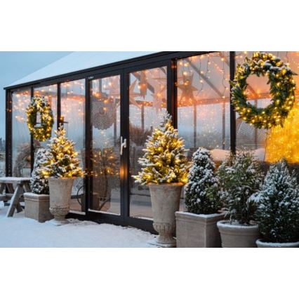 Eglo - Corona de Navidad LED de exterior 60xLED/0,018W/3/230V IP44