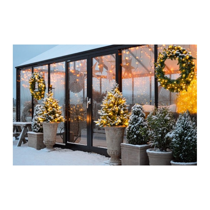 Eglo - Corona de Navidad LED de exterior 60xLED/0,018W/3/230V IP44