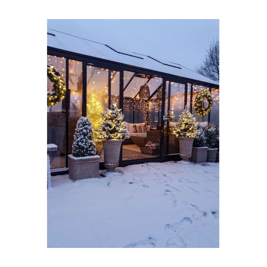 Eglo - Corona de Navidad LED de exterior 60xLED/0,018W/3/230V IP44
