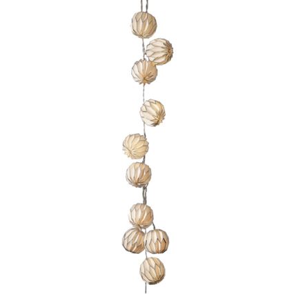 Eglo - Cadena de luces de Navidad LED 10xLED/3xAA 2,75m blanco/plata