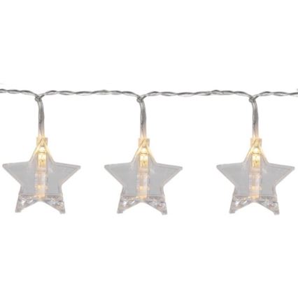 Eglo - Cadena de Navidad LED 10xLED 2,1m blanco cálido