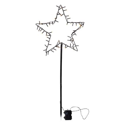 Eglo - Adorno navideño LED para exterior LED/3xAA IP44 estrella